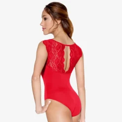 So Danca Marcelle Lace Detailed Tank Leotard Adult