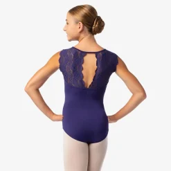 So Danca Marcelle Lace Detailed Tank Leotard Adult
