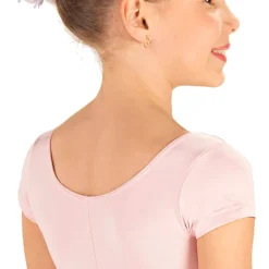 So Danca Princess Cut Capped Sleeve Microfiber Leotard Child