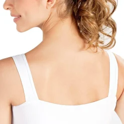 So Danca Womens Wide Strap Microfiber Dance Leotard