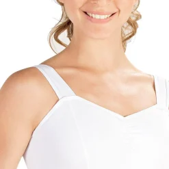 So Danca Womens Wide Strap Microfiber Dance Leotard