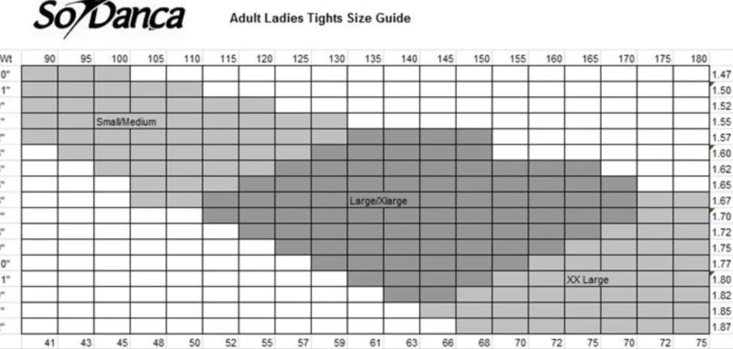 So Danca Adult Convertible Dance Tight