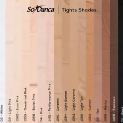 So Danca Adult Stirrup Ballet Tights