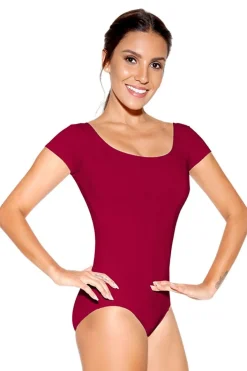 So Danca Beatrice Microfiber Cap Sleeve Leotard Womens
