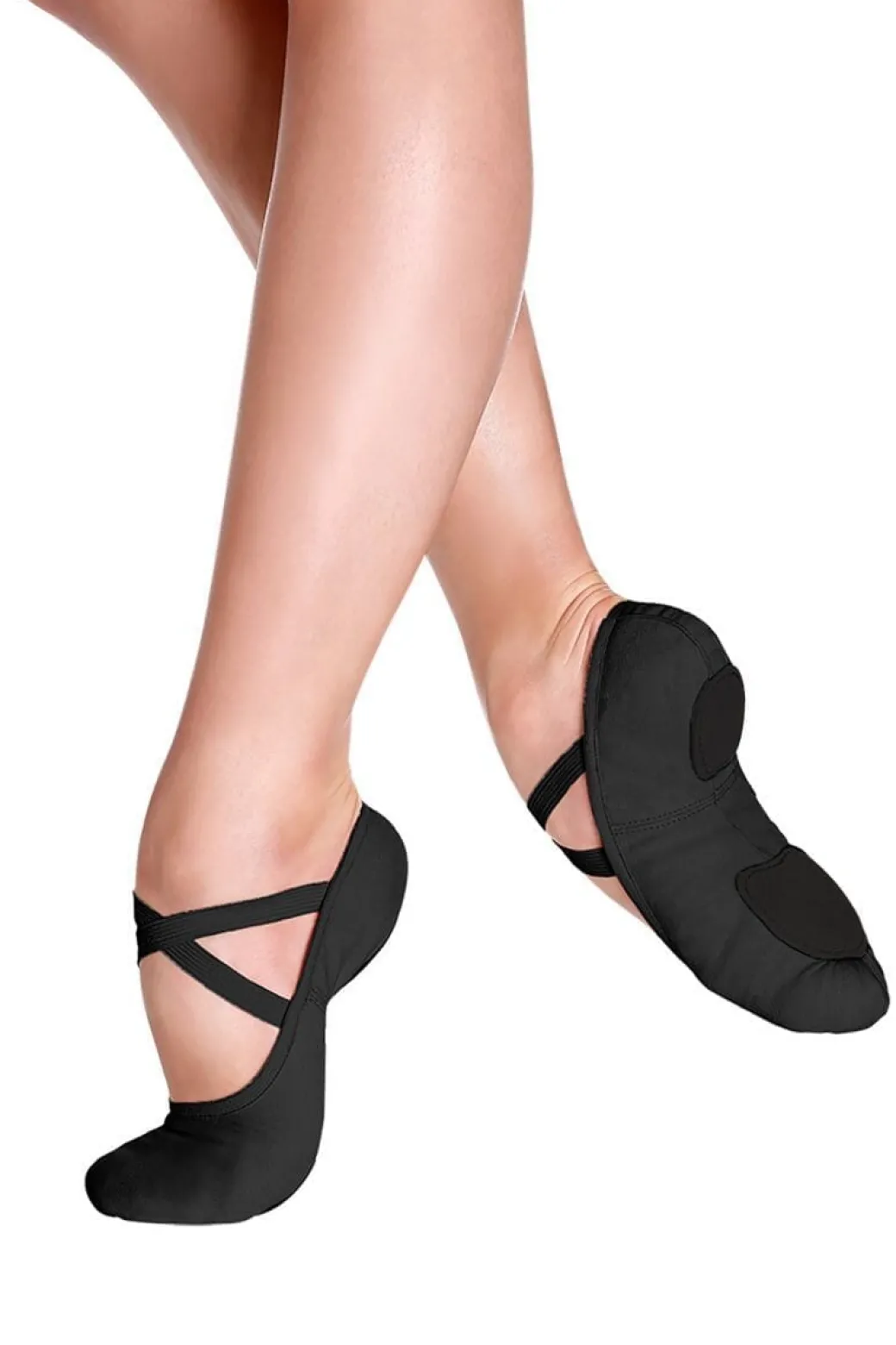 So Danca Black Bliss Canvas Split Sole Ballet Shoe Adult