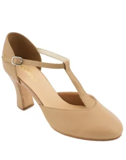 So Danca "Cher" 3" Heel Smooth Leather T-Strap Character Shoe Adult