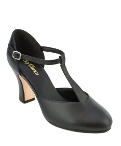 So Danca "Cher" 3" Heel Smooth Leather T-Strap Character Shoe Adult
