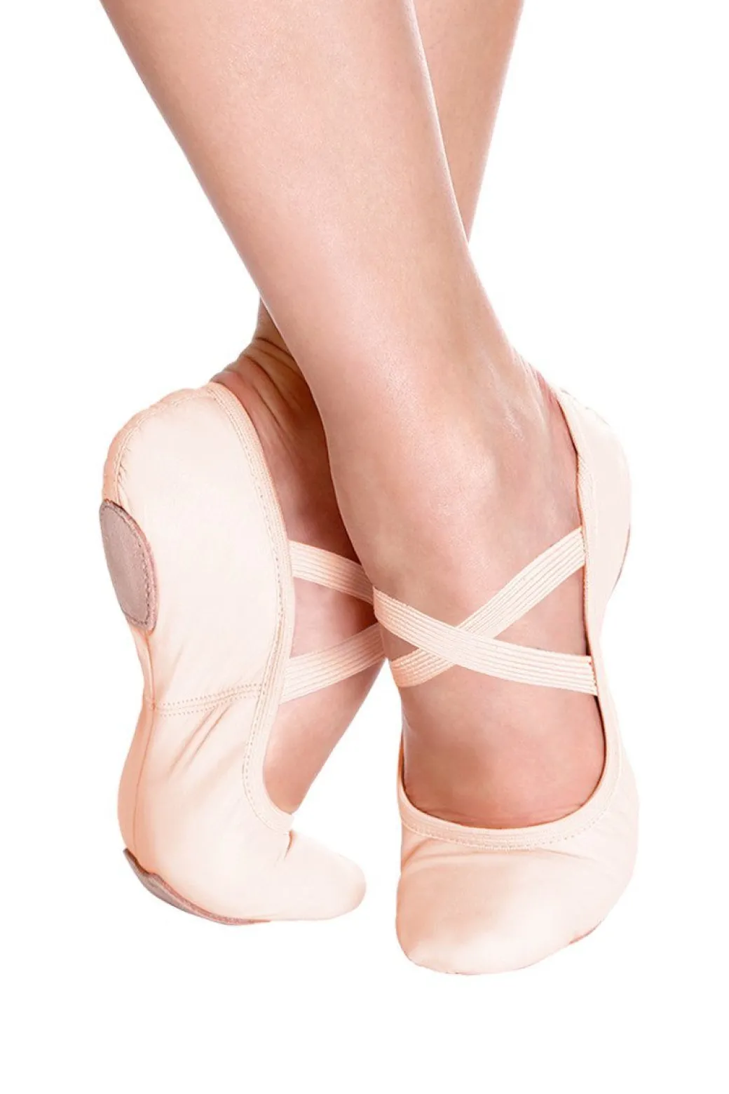 So Danca Child Split Sole Stretch Leather Ballet Shoe Light Pink