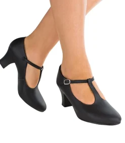 So Danca ''Chrissie'' 2'' T-Strap Character Shoes Womens