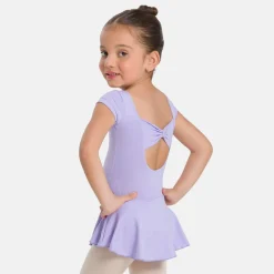 So Danca Christabel Girls Short Sleeve Ballet Dress with Bow