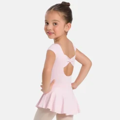 So Danca Christabel Girls Short Sleeve Ballet Dress with Bow