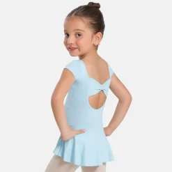 So Danca Christabel Girls Short Sleeve Ballet Dress with Bow