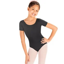 So Danca Classic Cap Sleeve Microfiber Leotard Girls