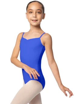 So Danca Girls Pinch Front Camisole Ballet Leotard with Adjustable Straps