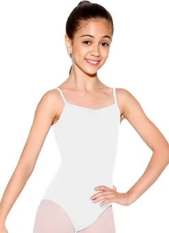 So Danca Girls Pinch Front Camisole Ballet Leotard with Adjustable Straps
