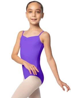 So Danca Girls Pinch Front Camisole Ballet Leotard with Adjustable Straps