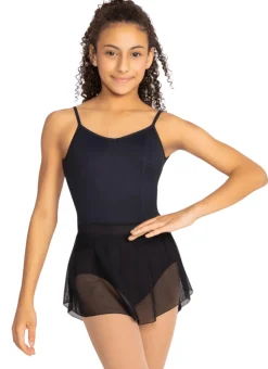 So Danca Girls Pull On Mesh Ballet Skirt