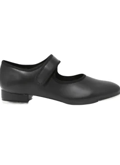 So Danca Girls Vegan Patent Mary Jane Velcro Strap Tap Shoes
