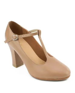 So Danca 3" Heel Leather Sole T-Strap Character Shoe