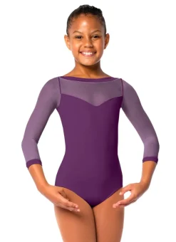 So Danca 3/4 Long Sleeve Leotard