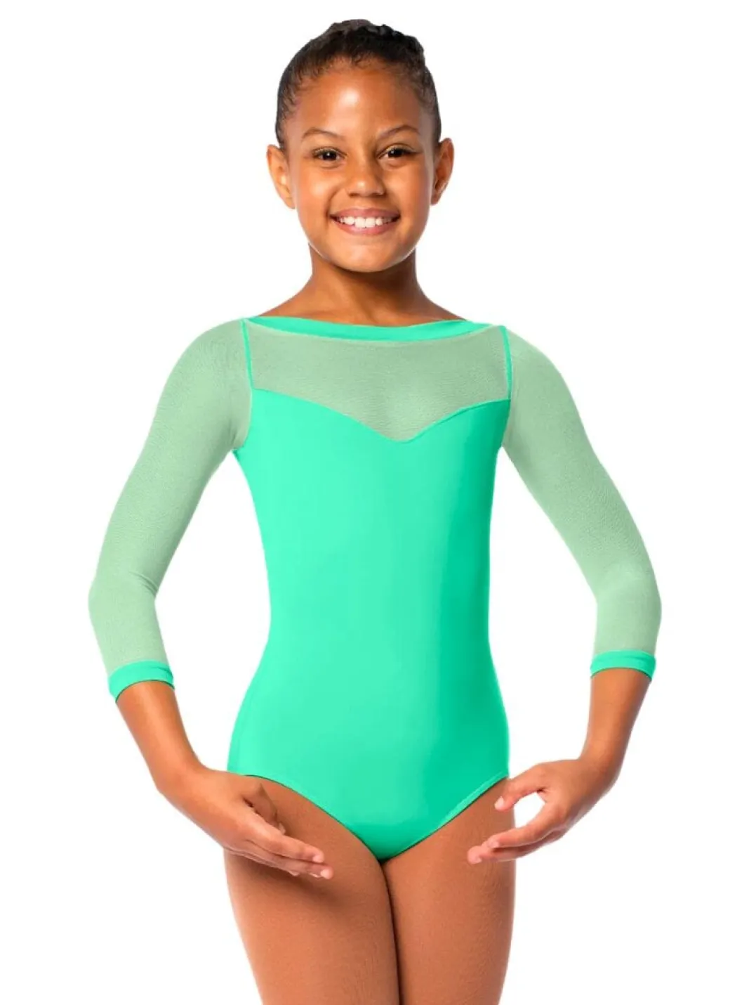 So Danca 3/4 Long Sleeve Leotard