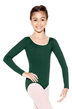 So Danca Long Sleeve Microfiber Leotard Child