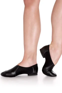 So Danca Low Cut Slip On Leather Jazz Shoe Child