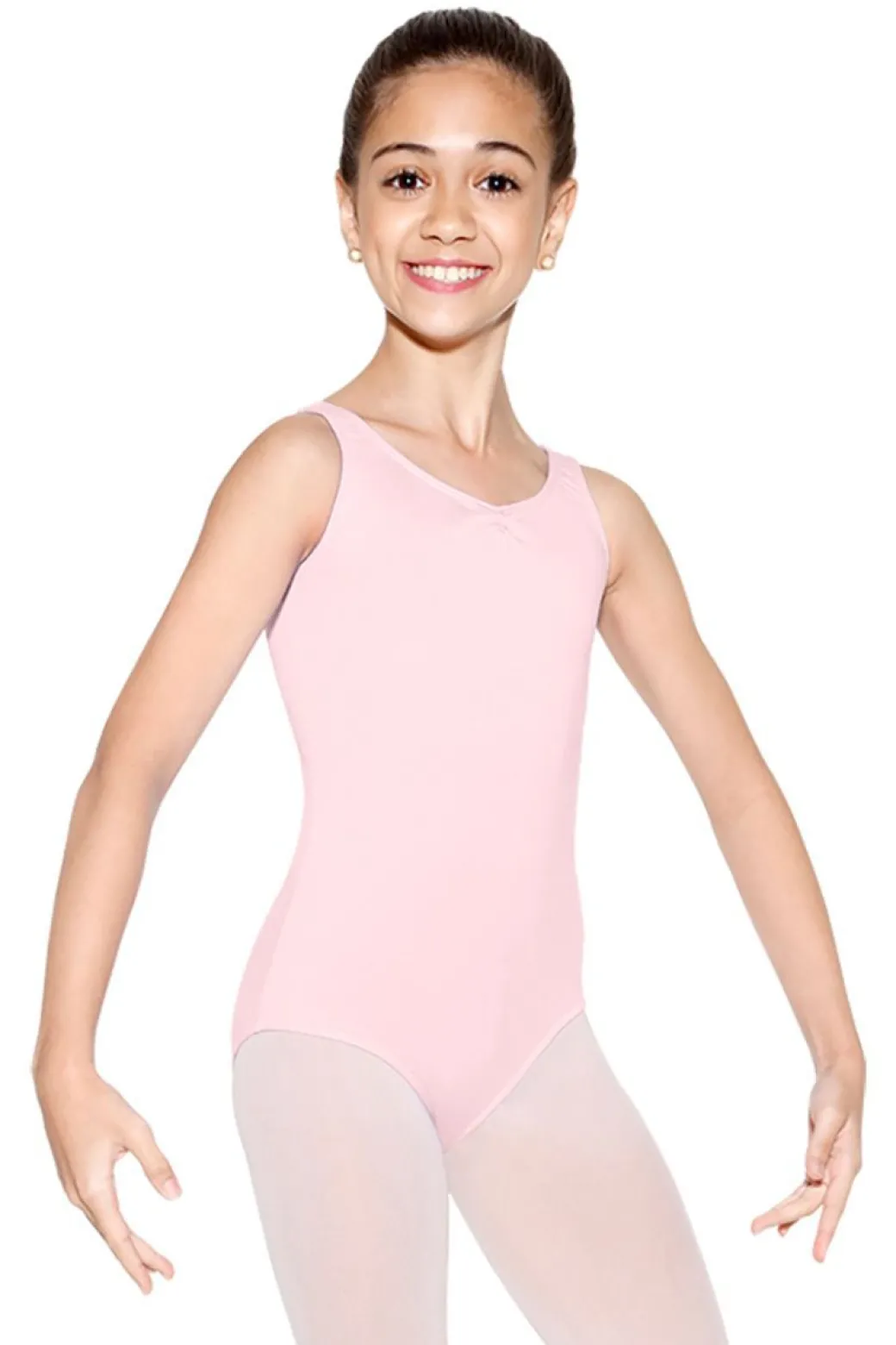 So Danca Microfiber Pinch Front Tank Leotard Child
