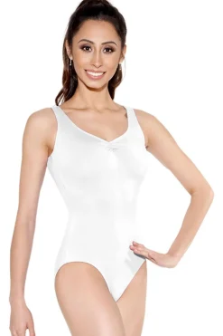 So Danca Microfiber Pinch Front Tank Leotard Adult