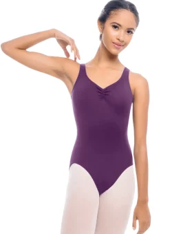 So Danca Microfiber Pinch Front Tank Leotard Adult