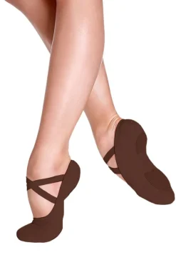 So Danca Mocha Bliss Canvas Split Sole Ballet Shoe Adult
