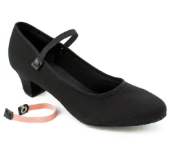 So Danca 1.5" Royal Canvas Character Shoe with Elastic Strap