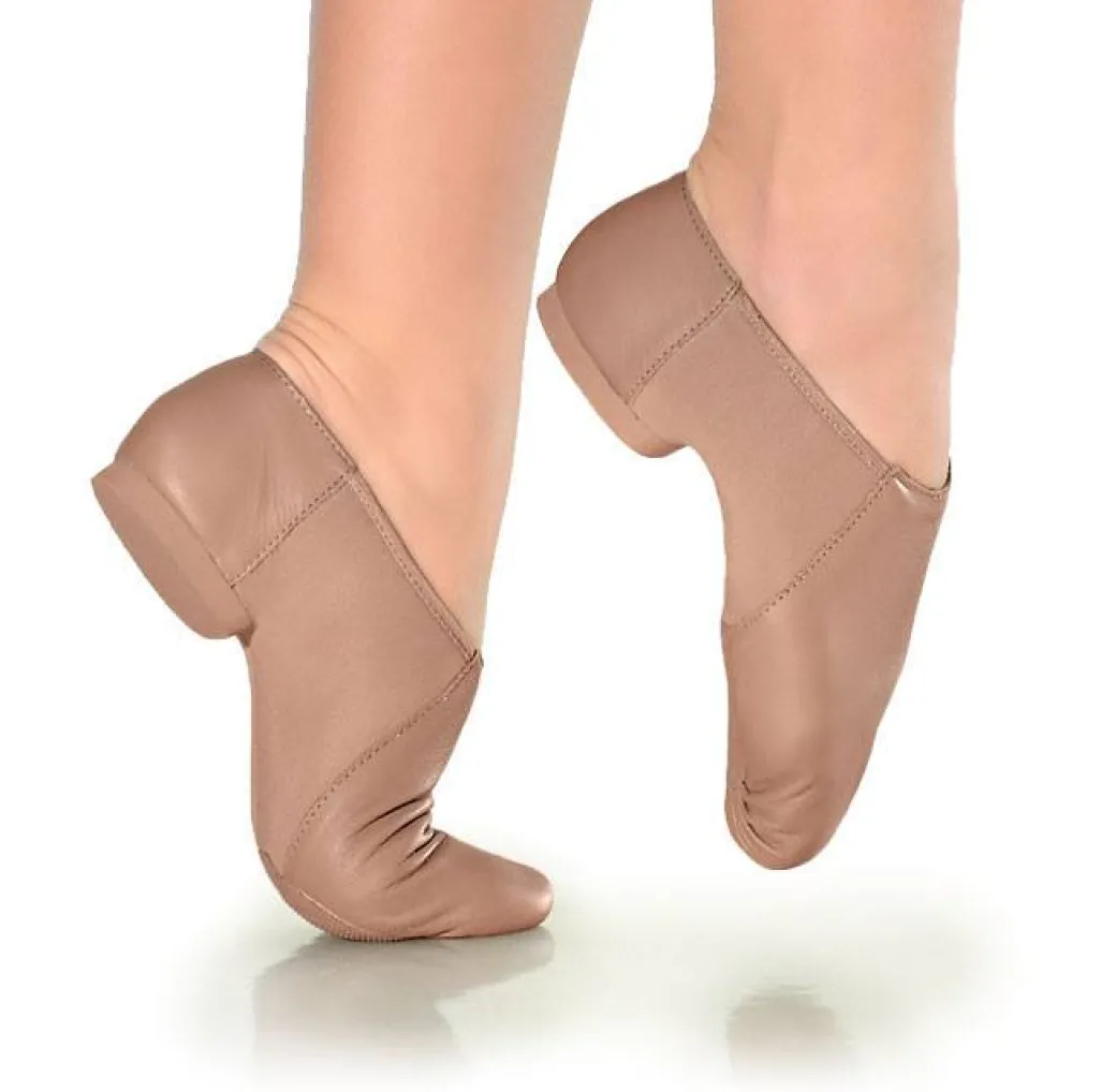 So Danca Slip on Leather/Neopreme Jazz Shoe Adult