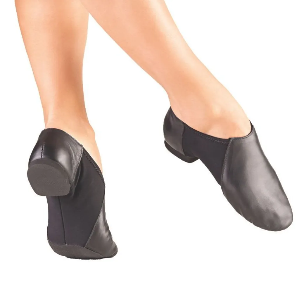 So Danca Slip on Leather/Neopreme Jazz Shoe Adult