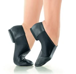 So Danca Slip On Leather/Neopreme Jazz Shoe Child