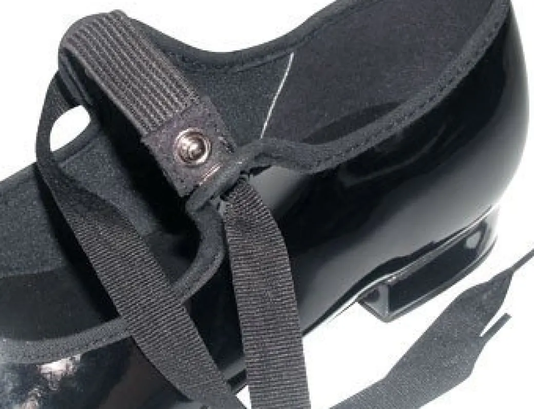 So Danca Snap Buckle Girls Patent Tap Shoe With Ties Child