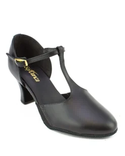 So Danca 2.5" T-Strap Character Shoe wtih Suede Sole Womens