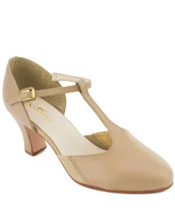 So Danca 2.5" T-Strap Leather Sole Character Shoe Womens