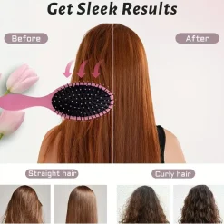 Soft Touch Detangling Paddle Brush for Wet or Dry Hair