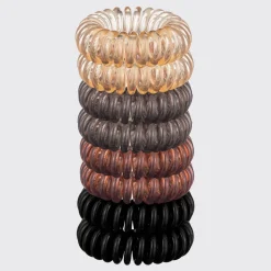 Spiral Hair Coils 8 Pack Brunette