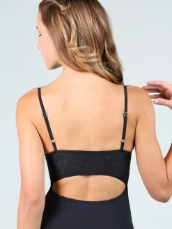 Suffolk Macaron Embroidered Camisole Leotard