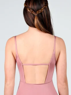Suffolk Macaron Square Back Camisole Leotard