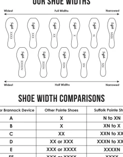 Suffolk Sonnet Pointe Shoe Standard Shank
