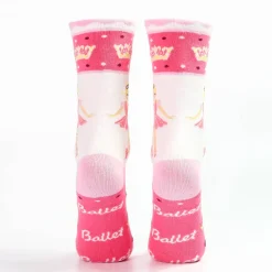 Sugar Plum Fairy Ballerina I love Ballet Pink Socks: Womens