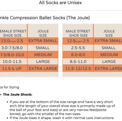 The Joule Shock Ankle Compression Dance Sock
