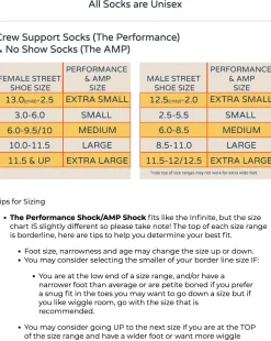 The Performance Shock without Traction Dance Sock