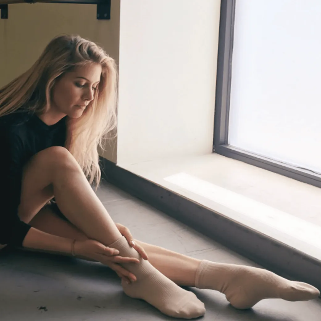 The Performance Shock with Traction Dance Sock