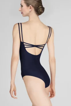 Wear Moi Mauve Double Strap Camisole Leotard