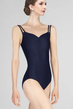 Wear Moi Mauve Double Strap Camisole Leotard