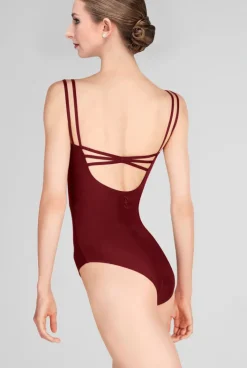 Wear Moi Mauve Double Strap Camisole Leotard